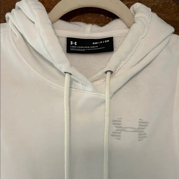 Under Armour White Sleeveless Hoodie - Picture 2 of 7